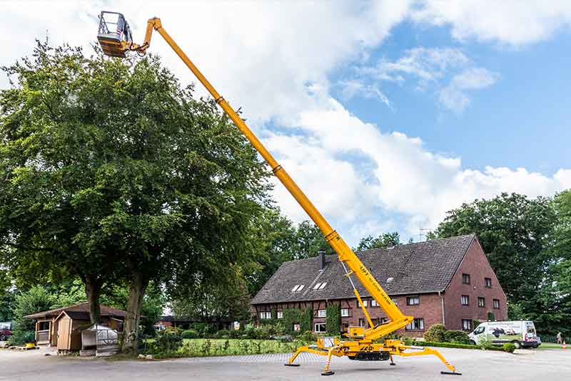 Hubarbeitsbühne Raupenfahrwerk Leo 23 T