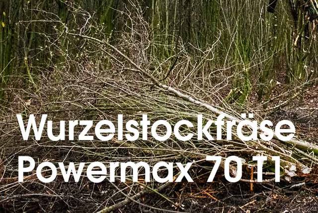 Wurzelstockfräse Powermax 70 T1